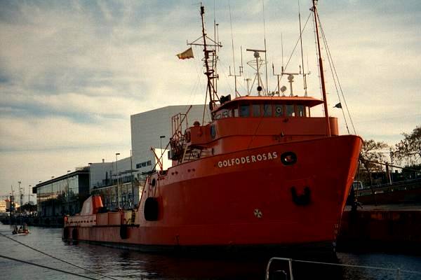 Photograph of the vessel  Golfo de Rosas pictured in Barcelona on 18th March 2001