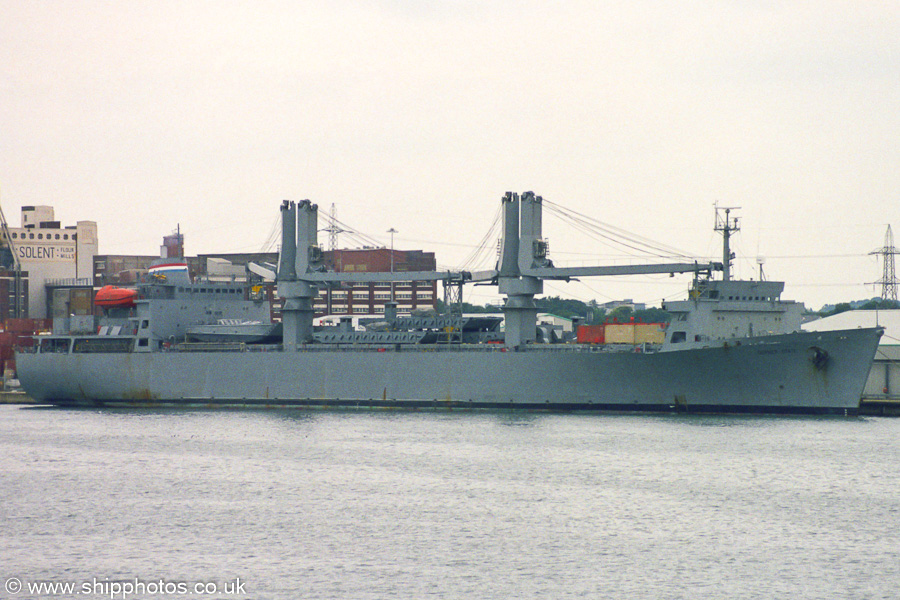 Photograph of the vessel USNS Gopher State pictured at Southampton on 5th July 2003