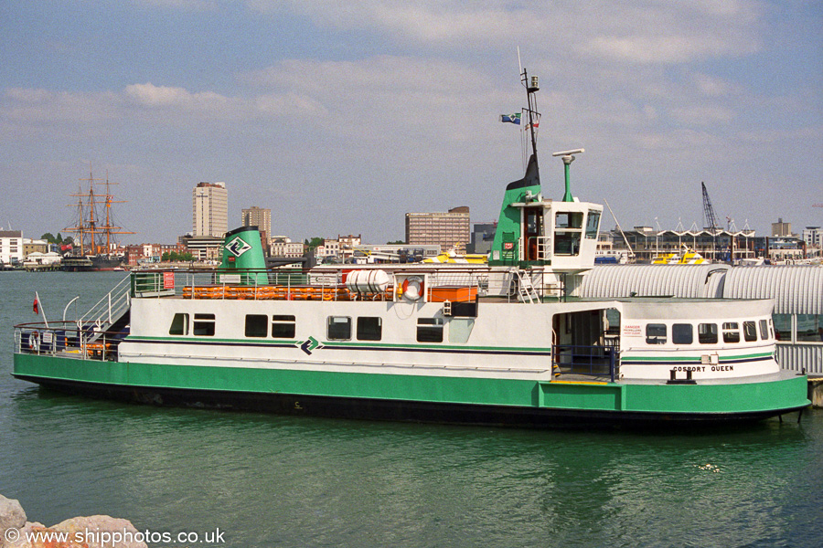 Photograph of the vessel  Gosport Queen pictured in Portsmouth Harbour on 2nd September 2002