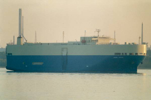 Photograph of the vessel  Grand Choice pictured arriving in Southampton on 15th November 1999