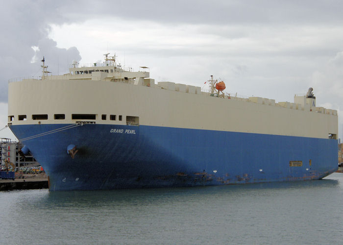 Photograph of the vessel  Grand Pearl pictured at Southampton on 14th August 2010