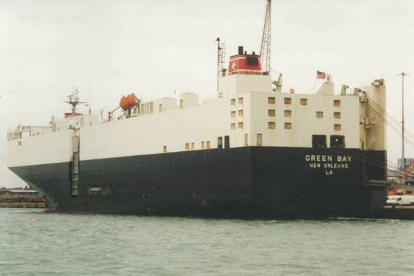 Photograph of the vessel  Green Bay pictured in Southampton on 16th February 1998