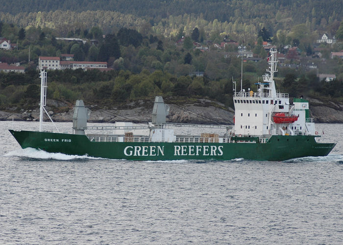 Photograph of the vessel  Green Frio pictured near Bergen on 12th May 2005