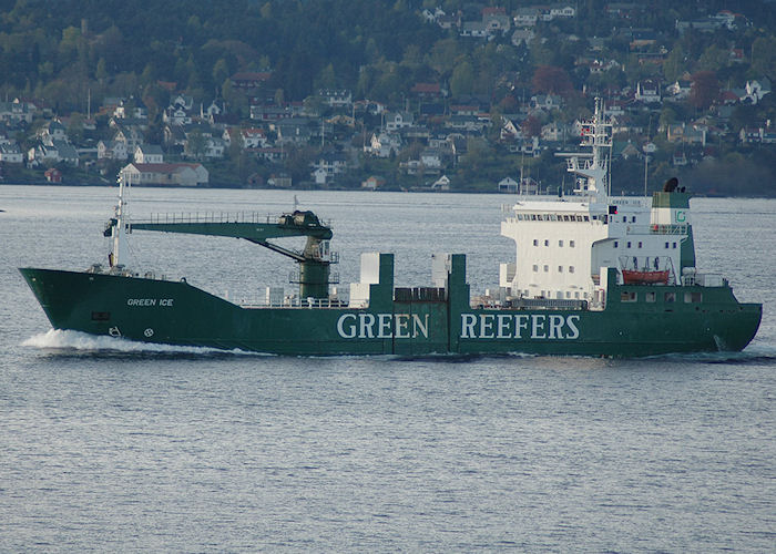 Photograph of the vessel  Green Ice pictured near Bergen on 4th May 2008