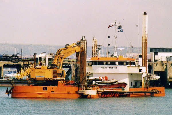 Photograph of the vessel  Grete Fighter pictured in Gosport on 8th June 2000