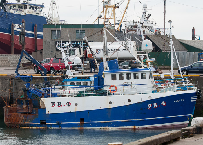 Photograph of the vessel fv Guide Us pictured at Fraserburgh on 5th May 2014