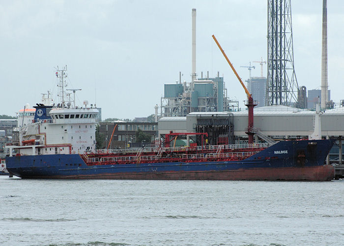 Photograph of the vessel  Haldoz pictured in the 1e Petroleumhaven, Rotterdam on 19th June 2010