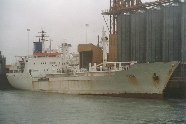 Photograph of the vessel  Hana pictured in Southampton on 4th June 1994