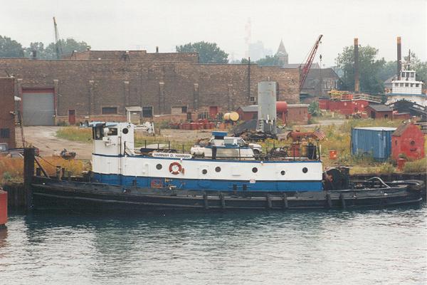 Photograph of the vessel  Hannah D. Hannah pictured in Chicago on 24th September 1994