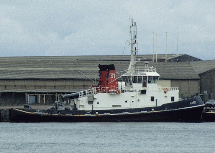 Photograph of the vessel  Hardi pictured at Port Est, Dunkerque on 18th April 1997