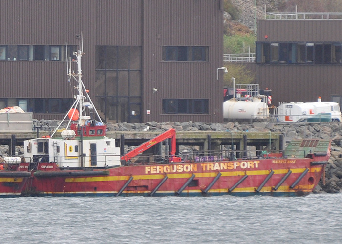 Photograph of the vessel  Harvest Anne pictured at Kyle of Lochalsh on 8th April 2012