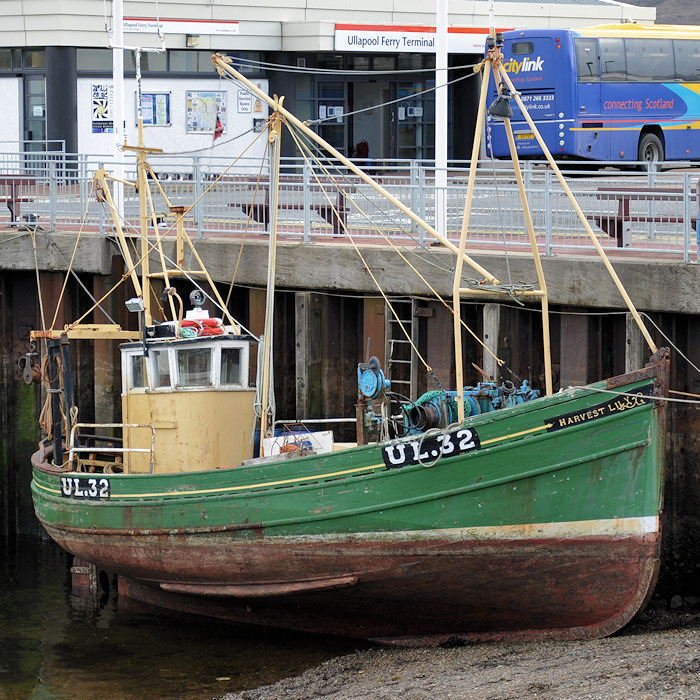 Photograph of the vessel fv Harvest Lily pictured at Ullapool on 13th April 2012