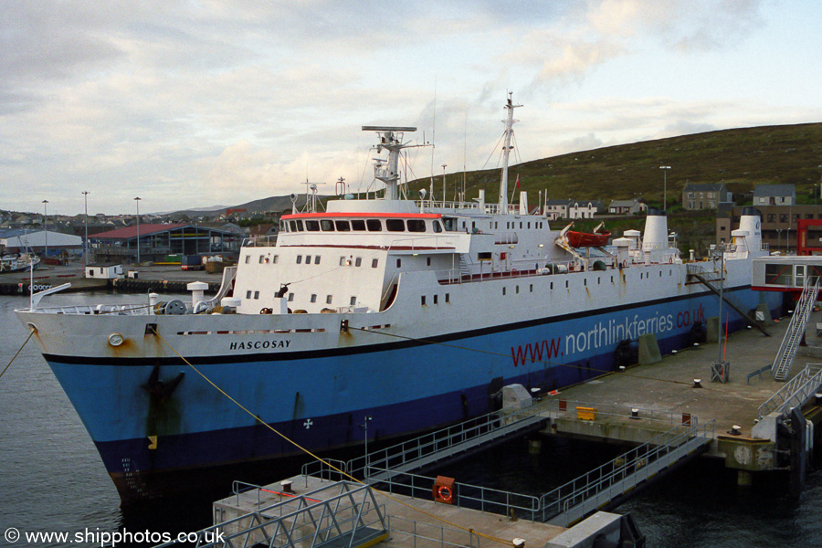 Photograph of the vessel  Hascosay pictured at Lerwick on 11th May 2003
