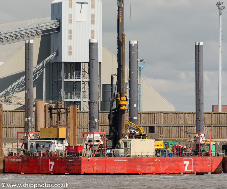 Photograph of the vessel  Haven Seariser 2 pictured at the Liverpool2 Terminal development, Liverpool on 20th June 2015