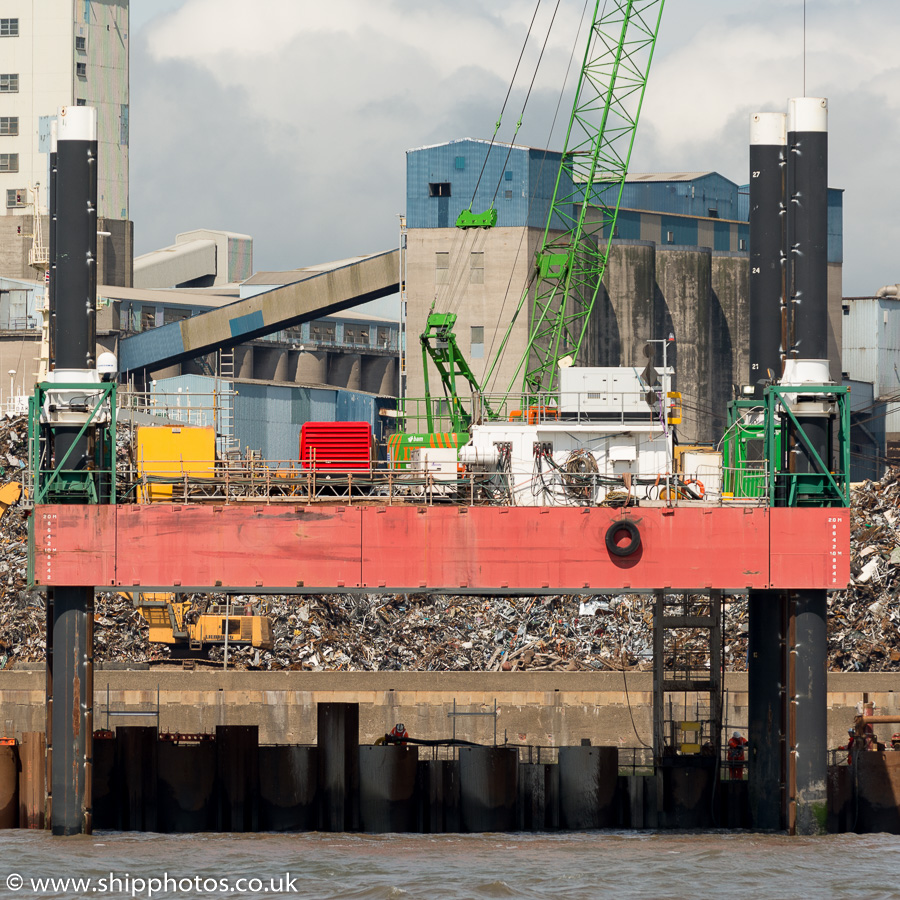 Photograph of the vessel  Haven Seariser 3 pictured at the Liverpool2 Terminal development, Liverpool on 20th June 2015