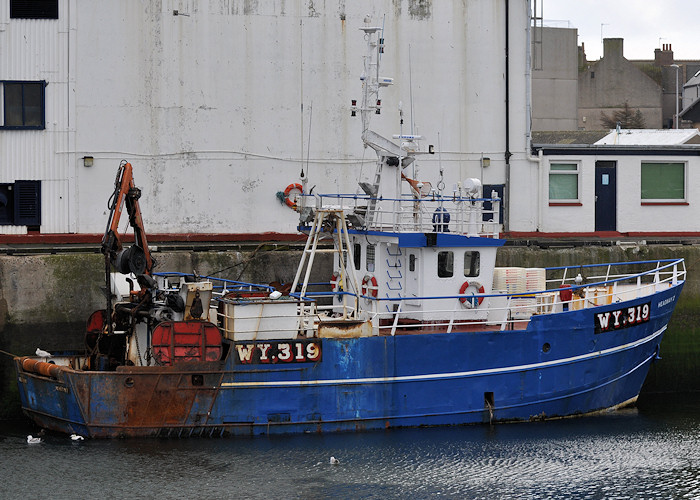 Photograph of the vessel fv Headway X pictured at Peterhead on 15th April 2012