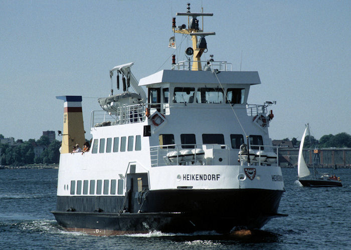 Photograph of the vessel  Heikendorf pictured on Kieler Förde on 7th June 1997