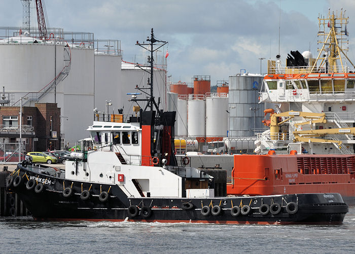 Photograph of the vessel  Hemiksem pictured at Aberdeen on 13th May 2013