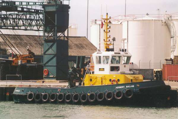 Photograph of the vessel  Herbert Ballam pictured in Poole on 7th June 2000