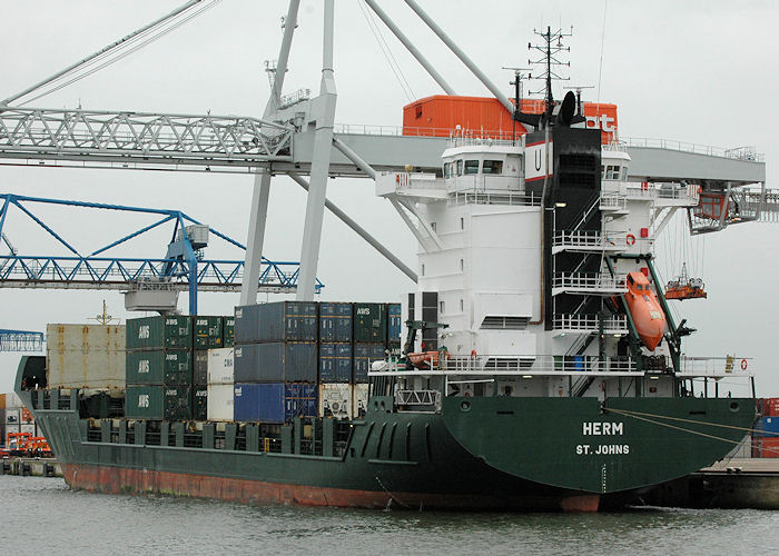 Photograph of the vessel  Herm pictured in Prins Willem Alexanderhaven, Rotterdam on 20th June 2010