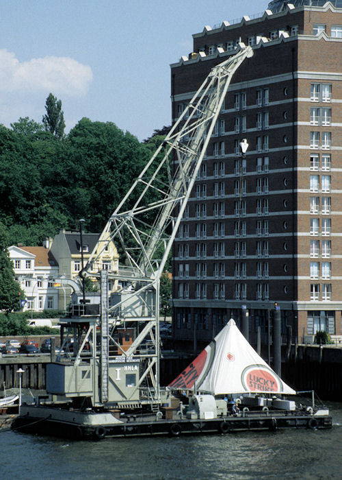 Photograph of the vessel  HHLA I pictured at Hamburg on 5th June 1997