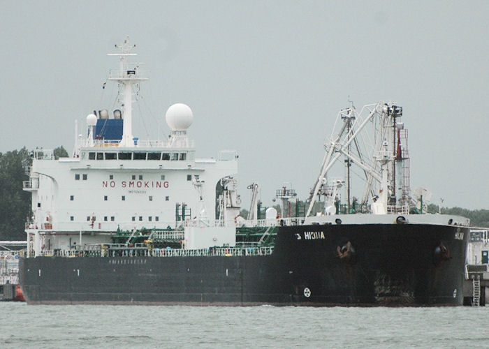 Photograph of the vessel  Hiona pictured in the 3e Petroleumhaven, Rotterdam-Botlek on 20th June 2010