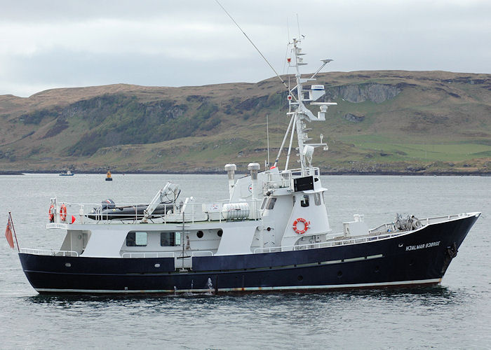 Photograph of the vessel  Hjalmar Bjørge pictured at Oban on 5th May 2010