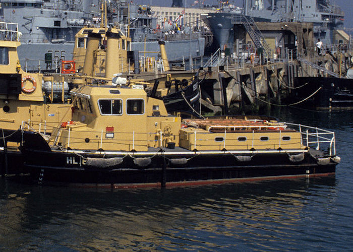 Photograph of the vessel RMAS HL 8093 pictured in Portland Harbour on 21st July 1990