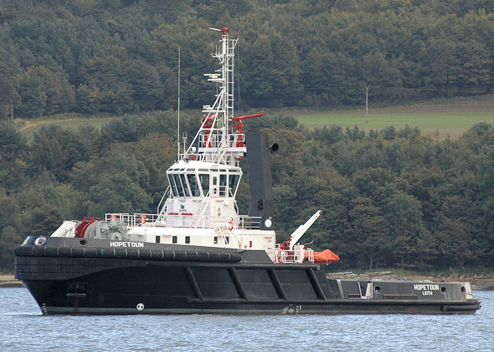 Photograph of the vessel  Hopetoun pictured at Hound Point on 26th September 2010