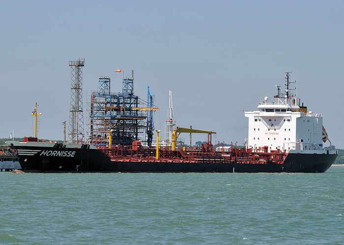 Photograph of the vessel  Hornisse pictured at Fawley on 8th June 2013