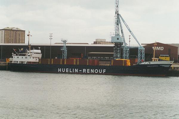 Photograph of the vessel  Huelin Dispatch pictured in Portsmouth on 24th June 1995