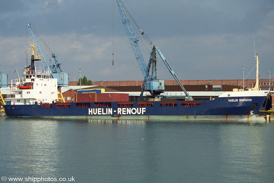 Photograph of the vessel  Huelin Dispatch pictured in Portsmouth on 22nd September 2001