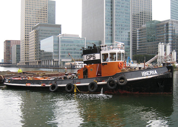 Photograph of the vessel  Iberia pictured in West India Dock, London on 21st October 2009