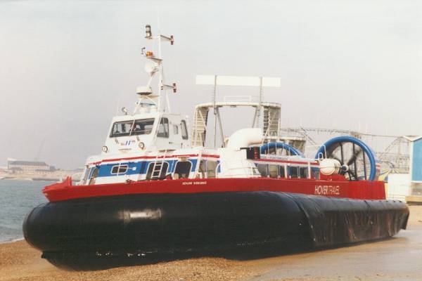Photograph of the vessel  Idun Viking pictured departing Southsea on 18th February 1998
