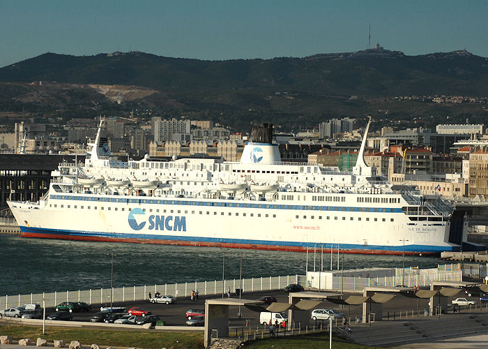 Photograph of the vessel  Ile de Beauté pictured at Marseille on 8th August 2008