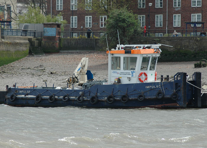 Photograph of the vessel  Impulse pictured at Greenwich on 1st May 2006