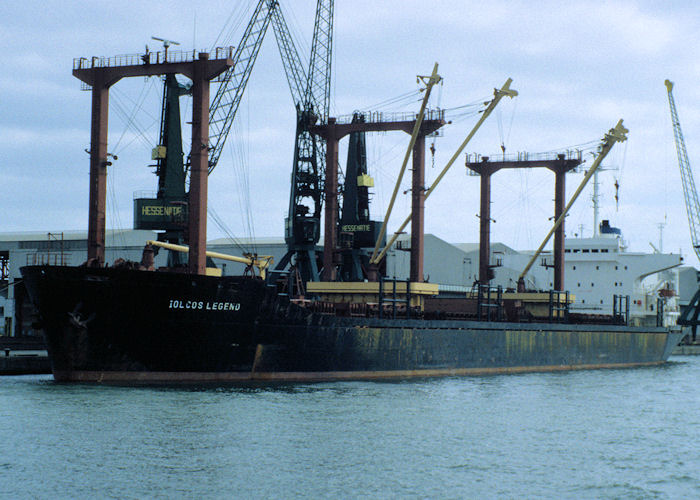 Photograph of the vessel  Iolcos Legend pictured in Antwerp on 19th April 1997