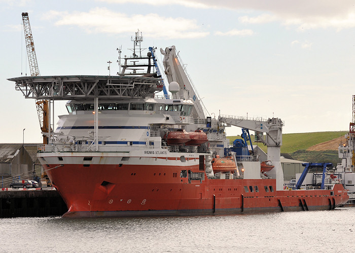 Photograph of the vessel  Iremis Atlantis pictured at Montrose on 17th September 2012