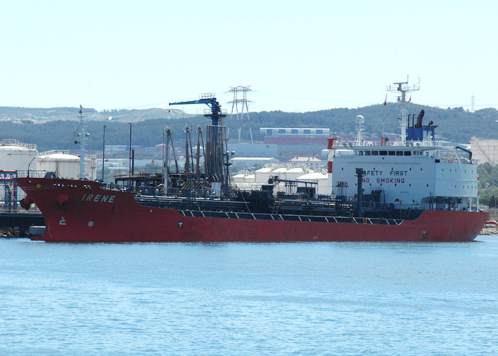 Photograph of the vessel  Irene pictured at Port de Bouc on 10th August 2008