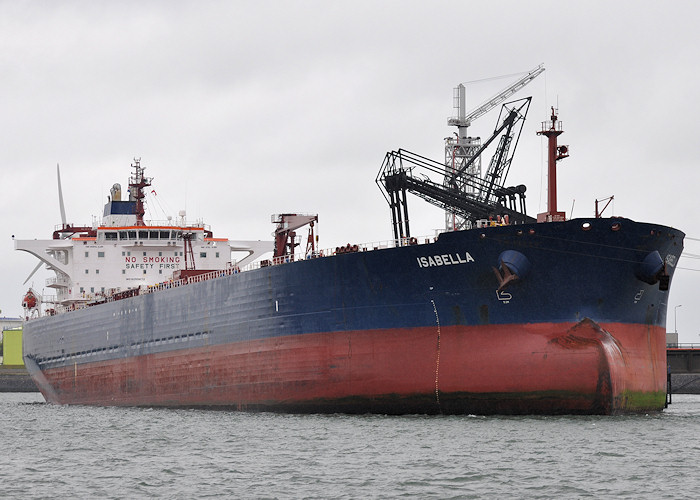 Photograph of the vessel  Isabella pictured in 8e Petroleumhaven, Europoort on 24th June 2012