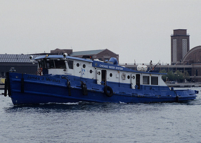 Photograph of the vessel  James J. Versluis pictured in Chicago on 23rd September 1994