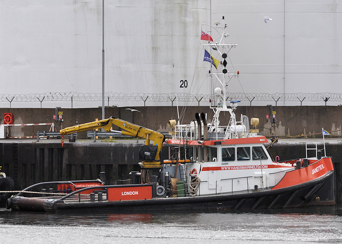 Photograph of the vessel  Janette B pictured at Aberdeen on 13th September 2012