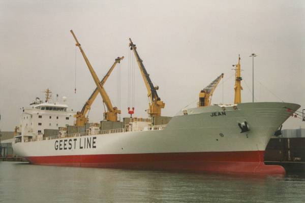 Photograph of the vessel  Jean pictured in Southampton on 28th January 1998