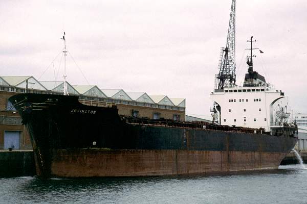 Photograph of the vessel  Jevington pictured in Southampton on 4th July 1998