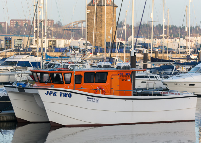 Photograph of the vessel  JFK Two pictured at Royal Quays, North Shields on 29th December 2014