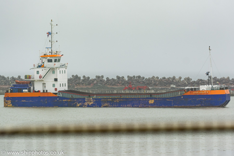 Photograph of the vessel  Johan Van Veen pictured at Nigg Bay, Aberdeen on 31st May 2019
