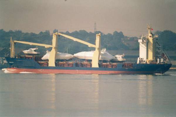 Photograph of the vessel  Jummetor pictured departing Southampton on 18th July 2000