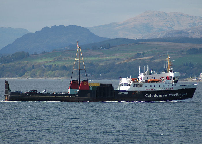 Photograph of the vessel  Jupiter pictured approaching Gourock on 7th May 2010
