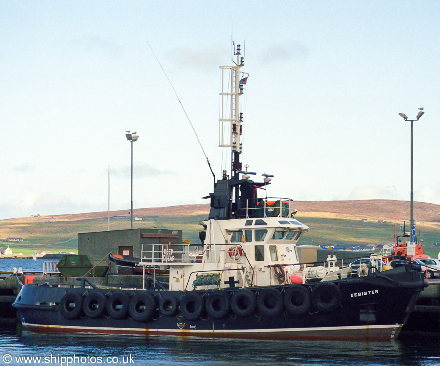 Photograph of the vessel  Kebister pictured at Lerwick on 11th May 2003