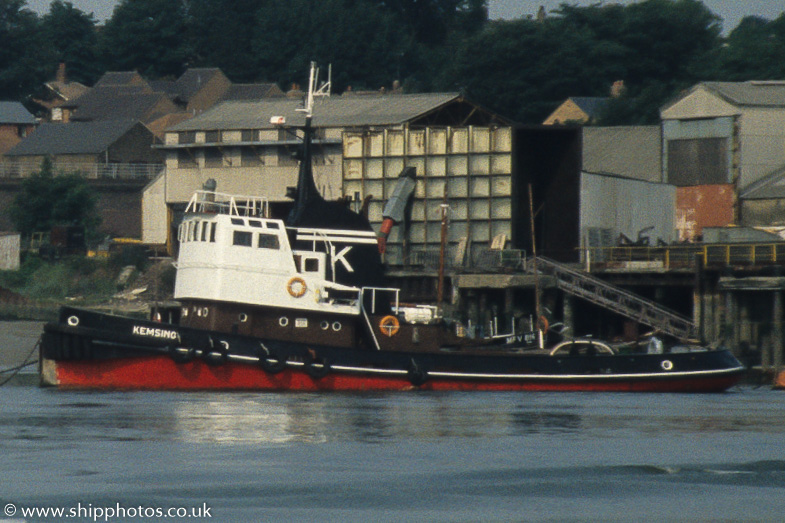 Photograph of the vessel  Kemsing pictured at Rochester on 17th June 1989
